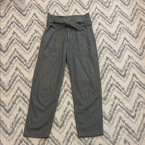 Citizens Of Humanity Army Green Tie-waist Pants